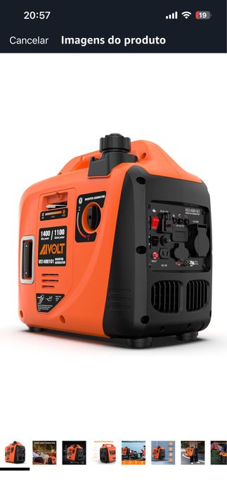 Gerador 1400W gasolina