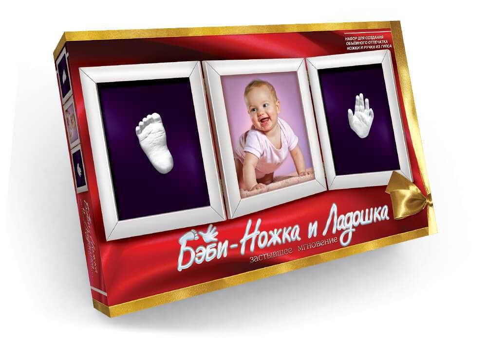 Набір для створення відбитка малюка "Бебі ніжка і долонька"