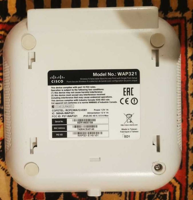 Punkt dostępowy Access Point Cisco WAP321