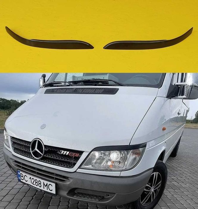 Мухобойка Дефлектор на капот на Mercedes Sprinter Спринтер 00-06р