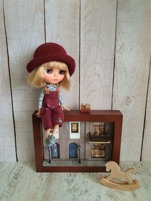 Blythe кастом,лялька 30 см