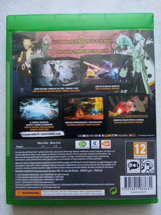 Jogo X-BOX ONE Naruto Ultimate Ninja Storn 4