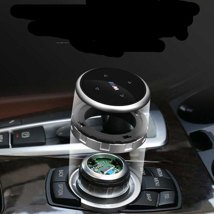 Botão capa multimédia IDrive com logo ///M BMW série E e F
