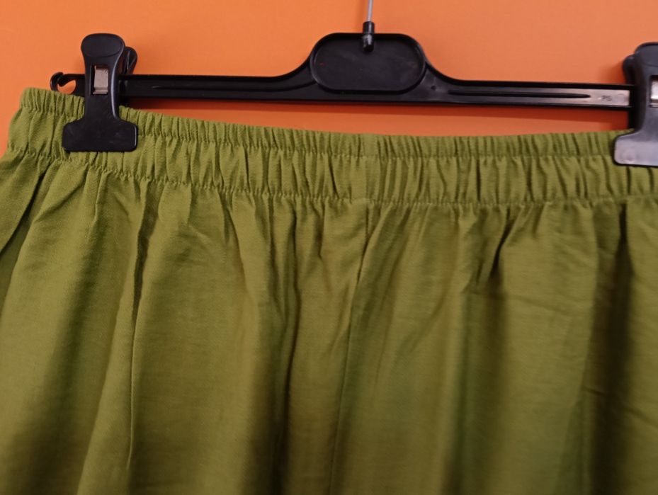 Calças de perna larga