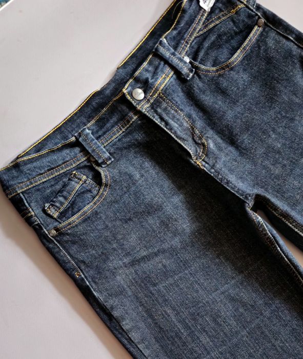 Jeansy bootcut flared Vintage alternatiw office M-L niski stan  y2k 00