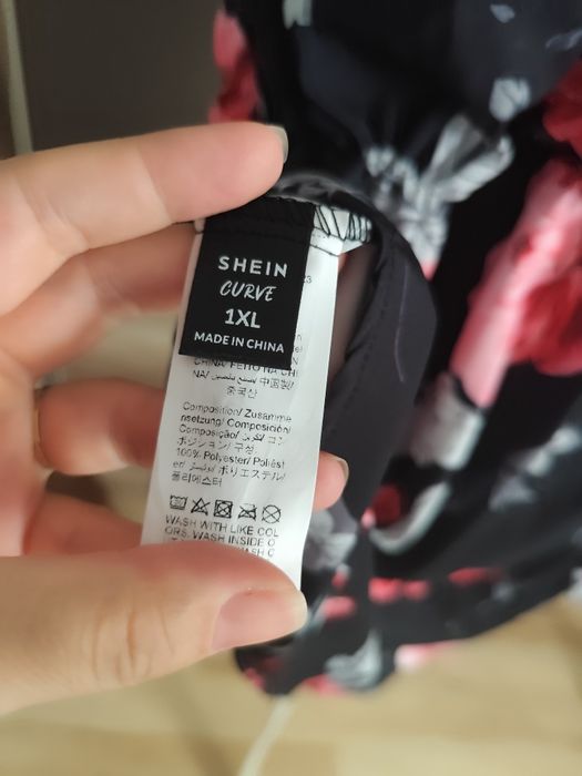 Sukienka hiszpanka w kwiaty r.44