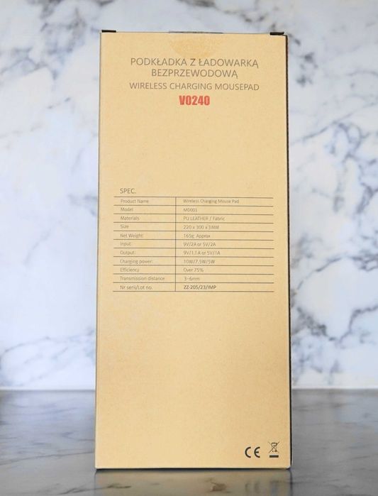 Podkładka pod mysz z ładowarką bezprzewodową Wireless Charging