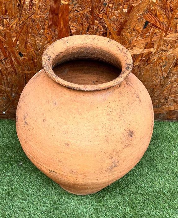 talha em barro antiga, pote em terracota