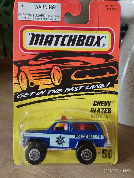 Matchbox Chevrolet Chevy Blazer Police