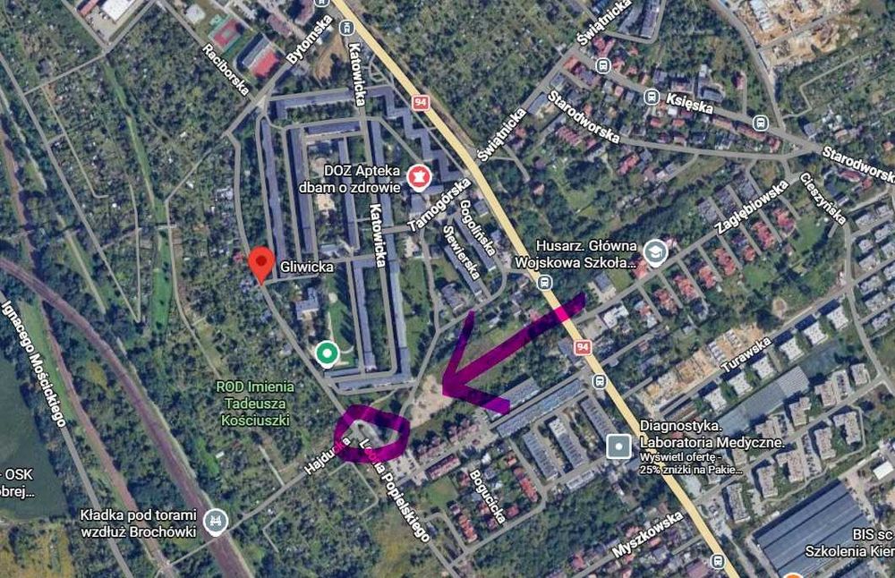 Garaż Księże Małe - Widok 3