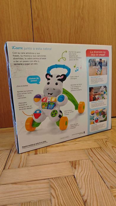 Andador Fisher Price Walker Talking Zebra