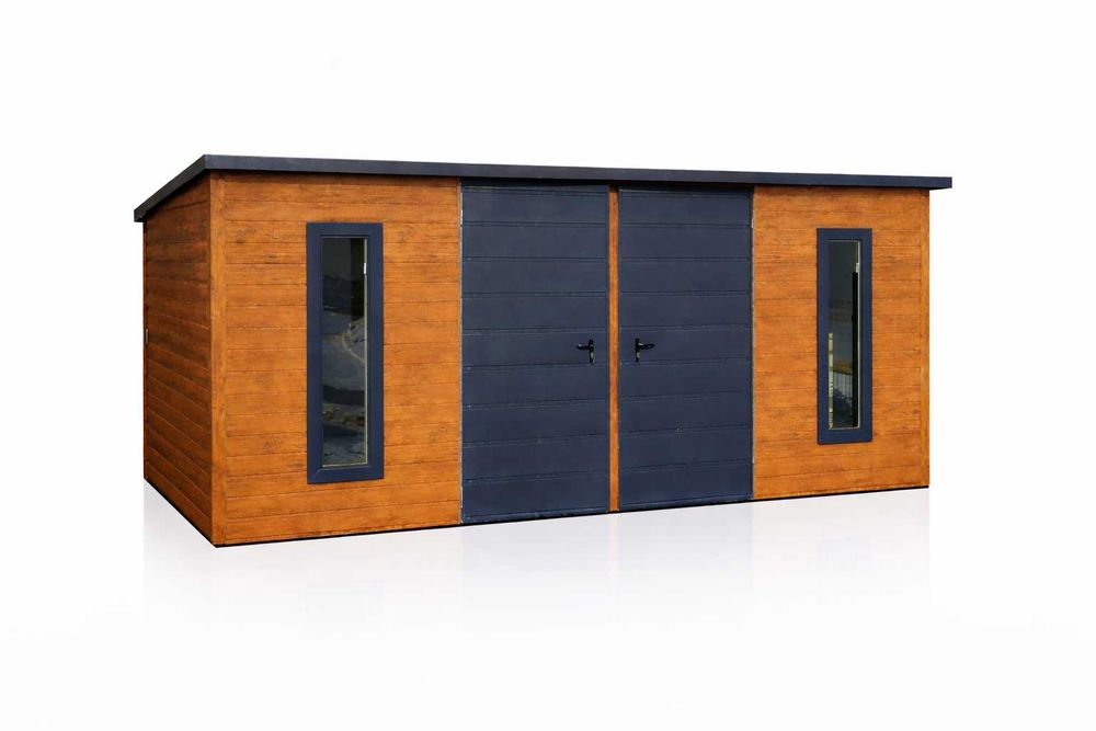 Domek ogrodowy narzędziowy 6x3m Złoty Dąb + Grafit MAT PRODUCENT