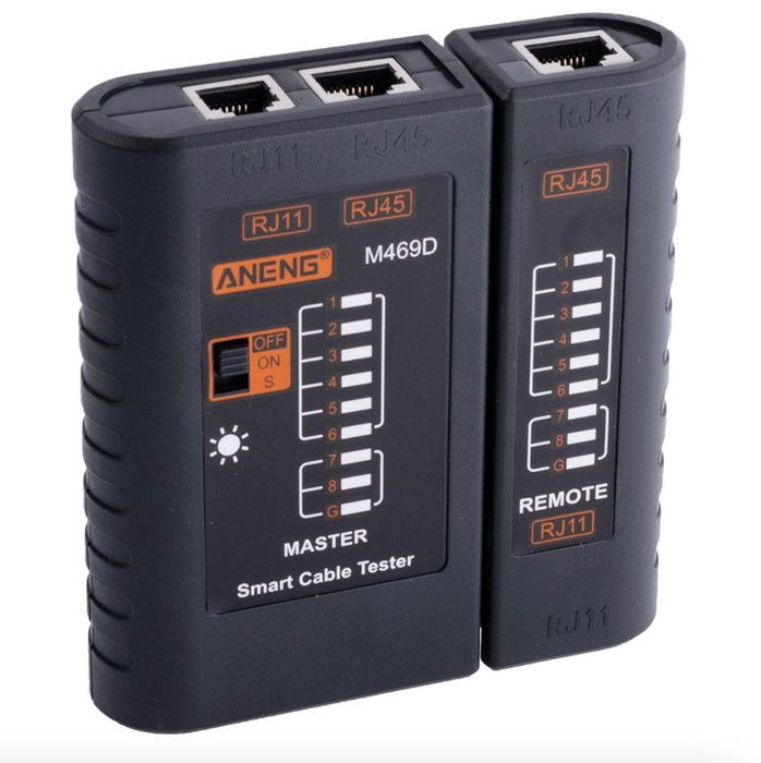 Тестер крученої пари M469D black ANENG