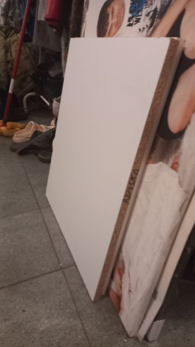 Półki do szafy ikea 2szt Nowe biale 58/51 cm