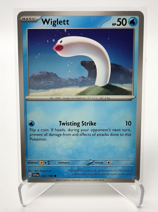 Wiglett 055/198 karta pokemon Scarlet & Violet
