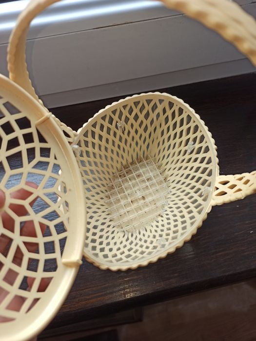 Schlutz West Germany koszyk ikebana vintage koszyczek wielkanocny