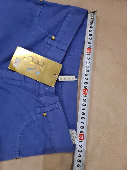 Круті нові фірмові джинси жіночі red apple сині голубі стрейч коттон