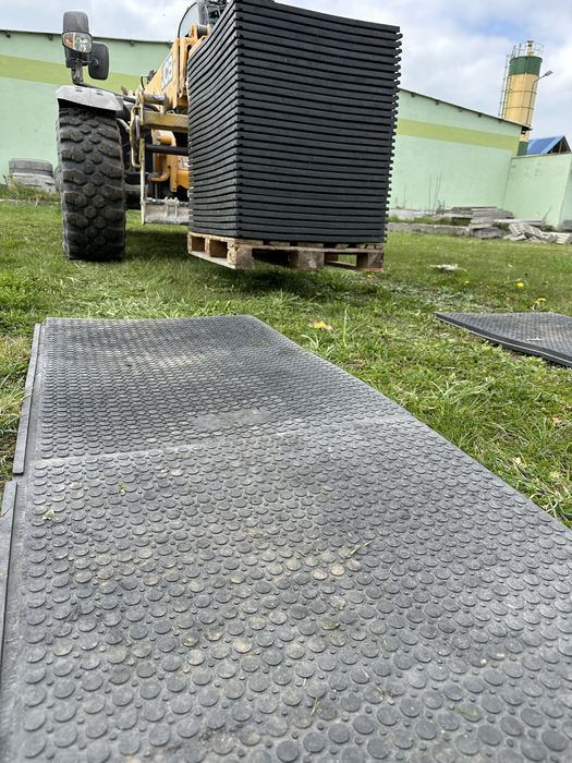 Mata drogowa 120x80 utwardzenie terenu dojazd budowa garaż konie Maty do stajni boksów padoków utwardzenie terenu antybłotne pasniki maty stajenne