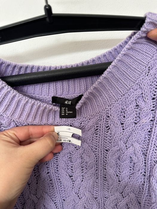 Camisola Lilás H&M M NOVA - Super Preço