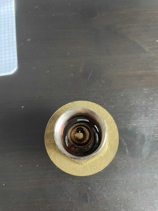 Korek klik-klak umywalkowy bez przelewu metalowy chrom NOWY