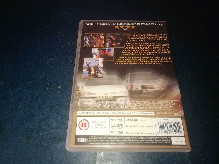 TAXI (LUC BESSON) DVD (legendagem em Inglês)