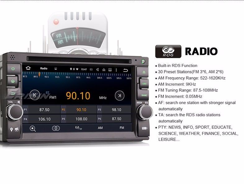 Auto radio Universal Nissan Android 14 64GB radio/dvd/cd/usb/sd/gps