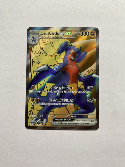 Karta pokemon Cynthia’s Garchomp EX