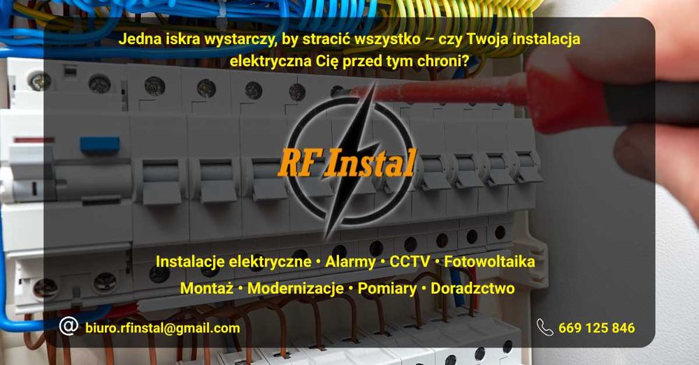 Usługi elektryczne/Oświetlenie/Instalacje elektryczne/Elektryk Poznań