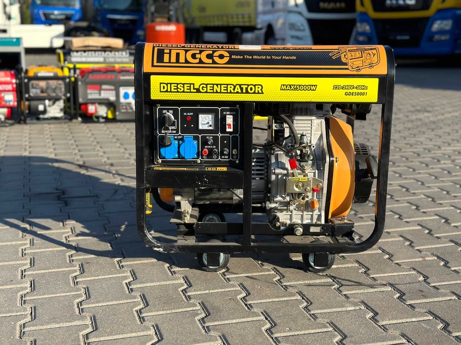 Дизельний генератор INGCO GDE50001(4.5-5.0 кВт)