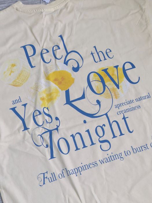 T-shirt koszulka bluzka cropp S nowa męska żółta