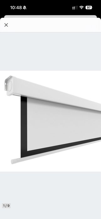 Ekran projekcyjny elektryczny na pilota 295x165 darmowy transport Krak