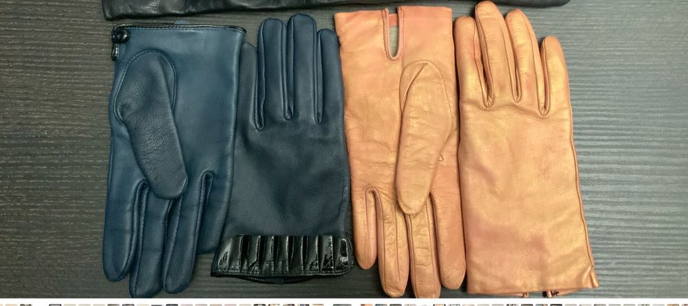 Перчатки кожанные женские