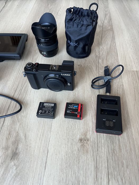BMPCC4k + Lumix DC GX9 + Acessórios