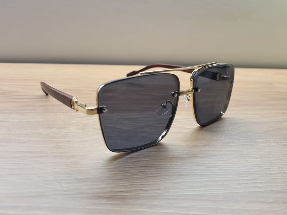 HIT Nowe Czarne Okulary Polaryzacyjne Przeciwsłoneczne UV400 Maybach