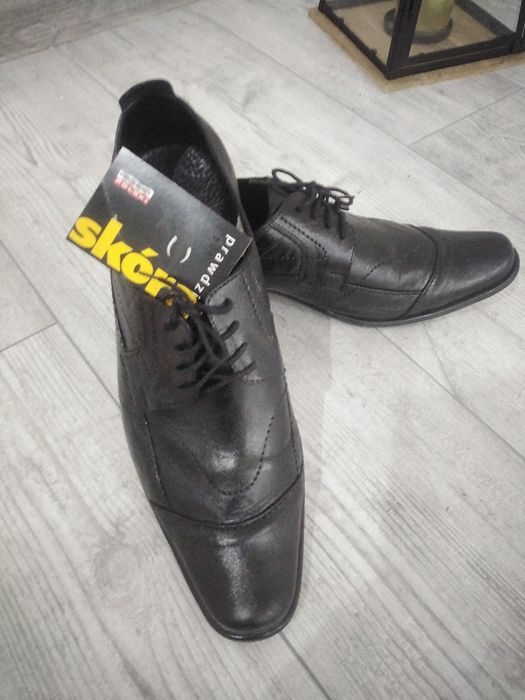 Buty skórzane męskie rozm 43.
