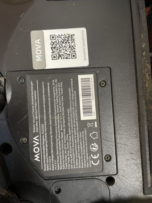 Robot sprzatajacy Mova e20 plus kupiony rok temu w rtv euro agd
