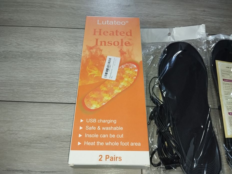 Wkładki do butów podgrzewane