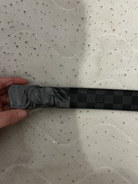 czarny pasek louis vuitton nowy 110cm