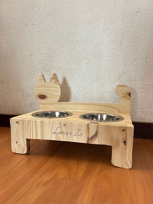 Comedouro e Bebedouro para Gato