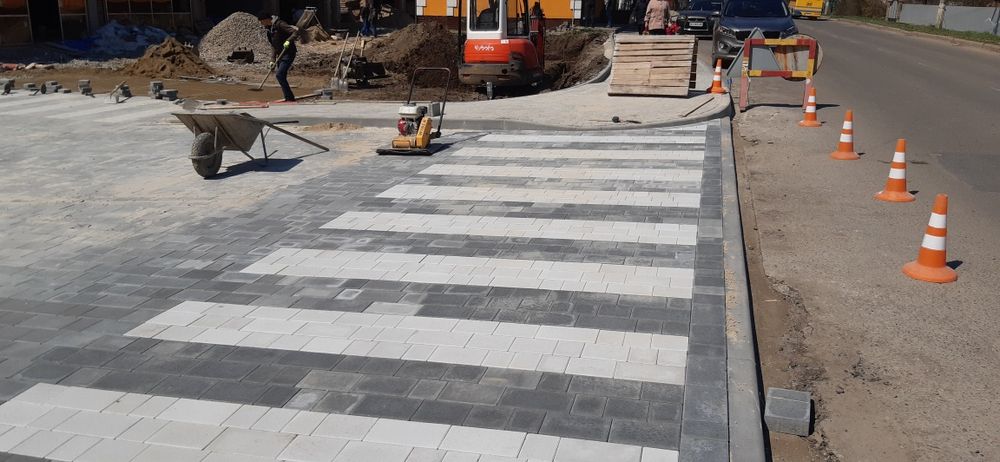 Бруківка встановлення продаж доставка плитка тротуарна