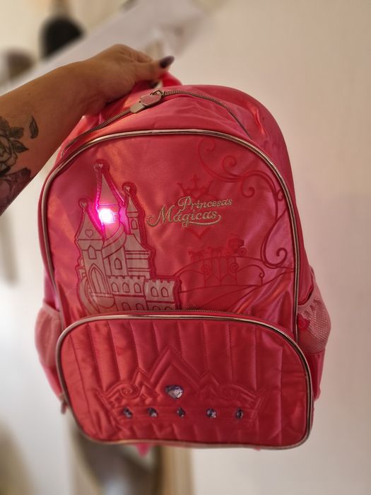 Mochila escolar interativa  + estojo