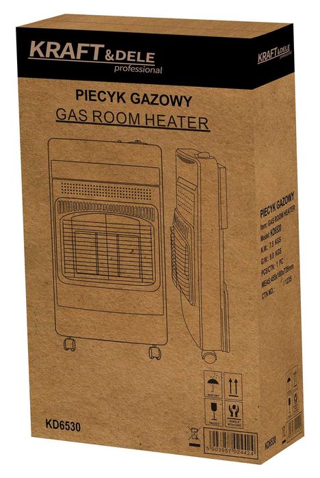 Газовий обігрівач Kraft dele KD6530 1500/2750/4200W