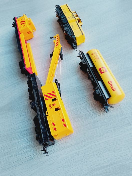 Conjunto locomotiva V100 + Grua H0 1:87