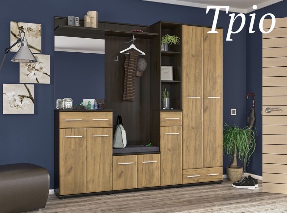 Передпокої,прихожие, шафа ,шкаф,вешалка,Парма,Віта,Блюз,Тріо,Парма