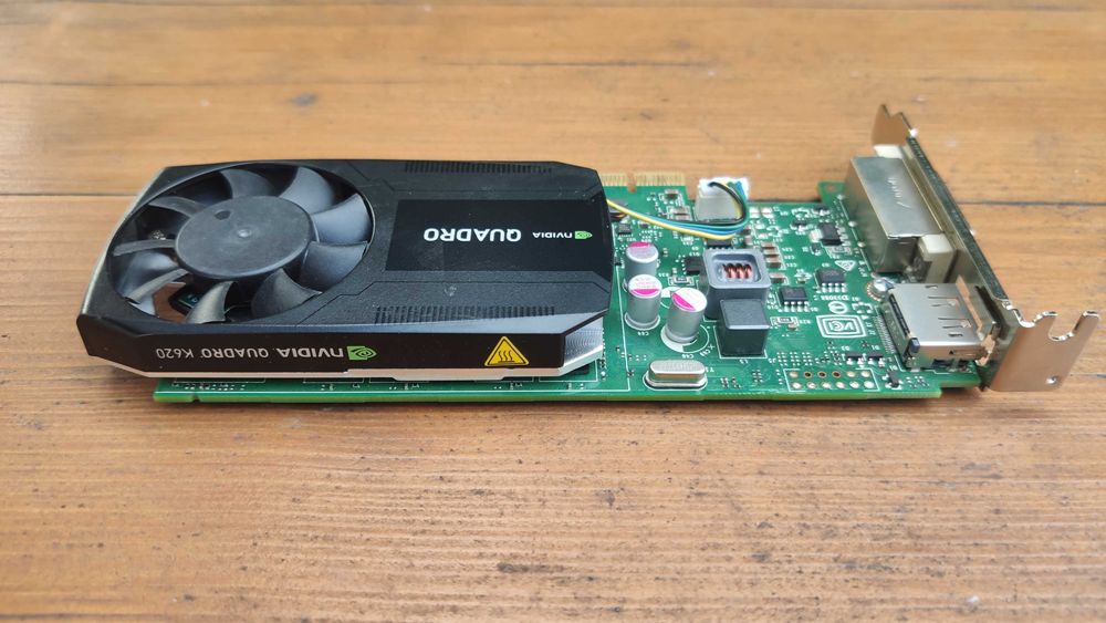 NVIDIA Quadro K620 2GB test w 3DMark FurMark Low Profile śledź 8cm