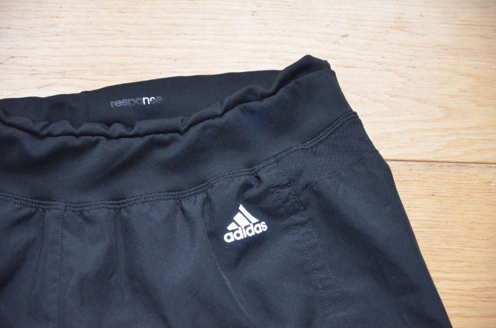 adidas spodenki czarne r. 38/40 z kieszonką