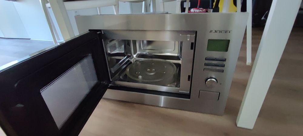 Micro-ondas de encastrar JOCEL – Inox/Preto – 25L – 900W
