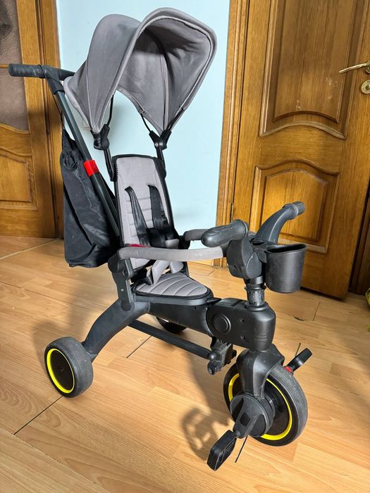 Складаний велосипед із батьківською ручкою, біговел, штовхач, коляска