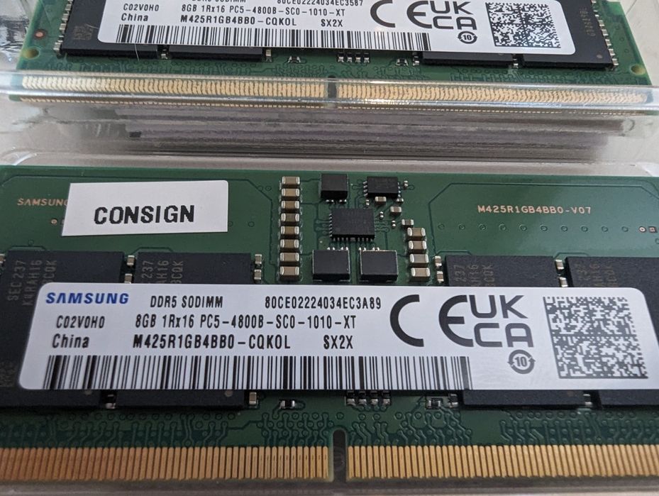 Оперативна пам'ять Samsung ddr5 16 GB
