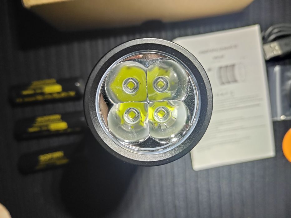 Sofirn SP36PRO 8000Люмен, 423м, USB Type-C, комплект з АКБ 3*18650